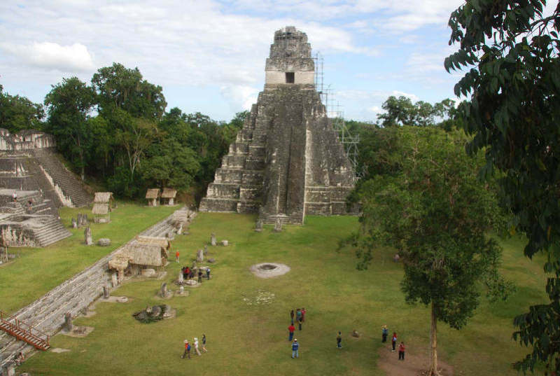 שריד ממקדשי המאיה המרהיבים